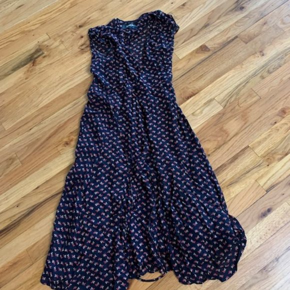 Reformation Dresses & Skirts - reformation floral print midi wrap dress size xs